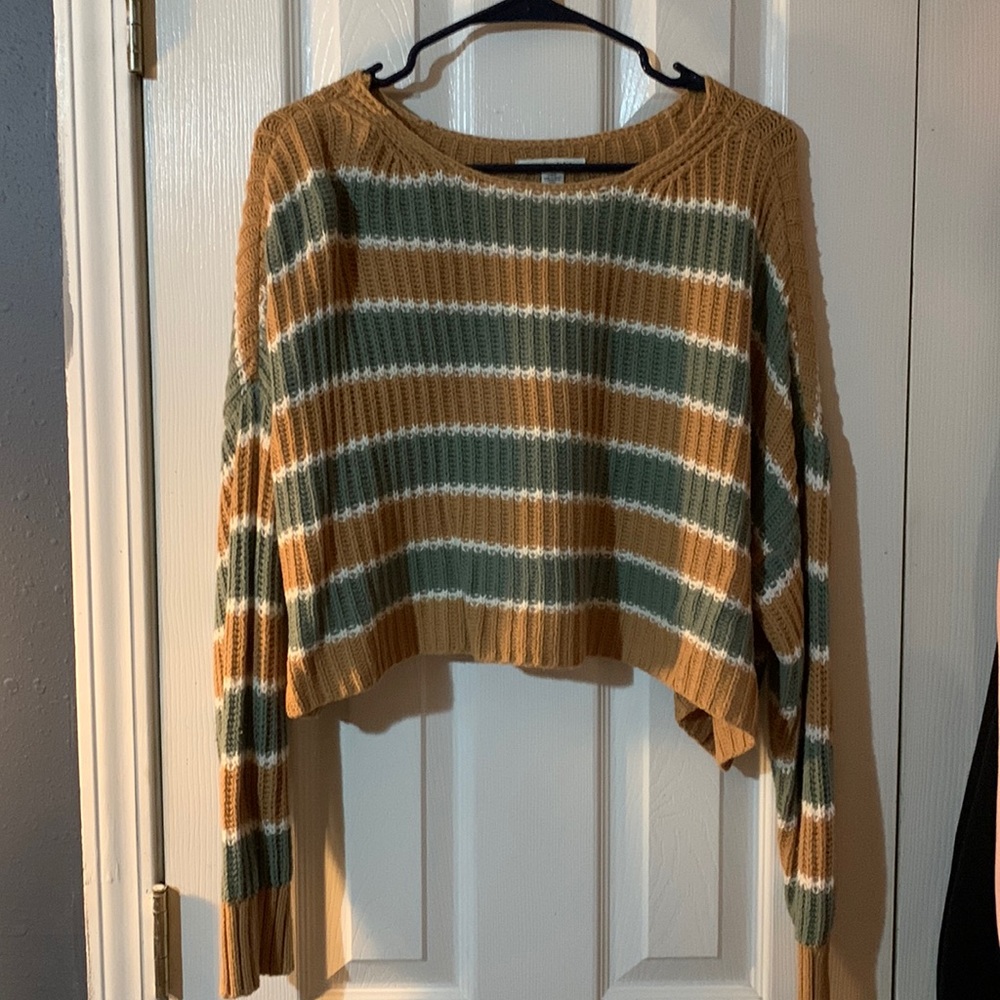 American Eagle Knitted Cropped Sweater